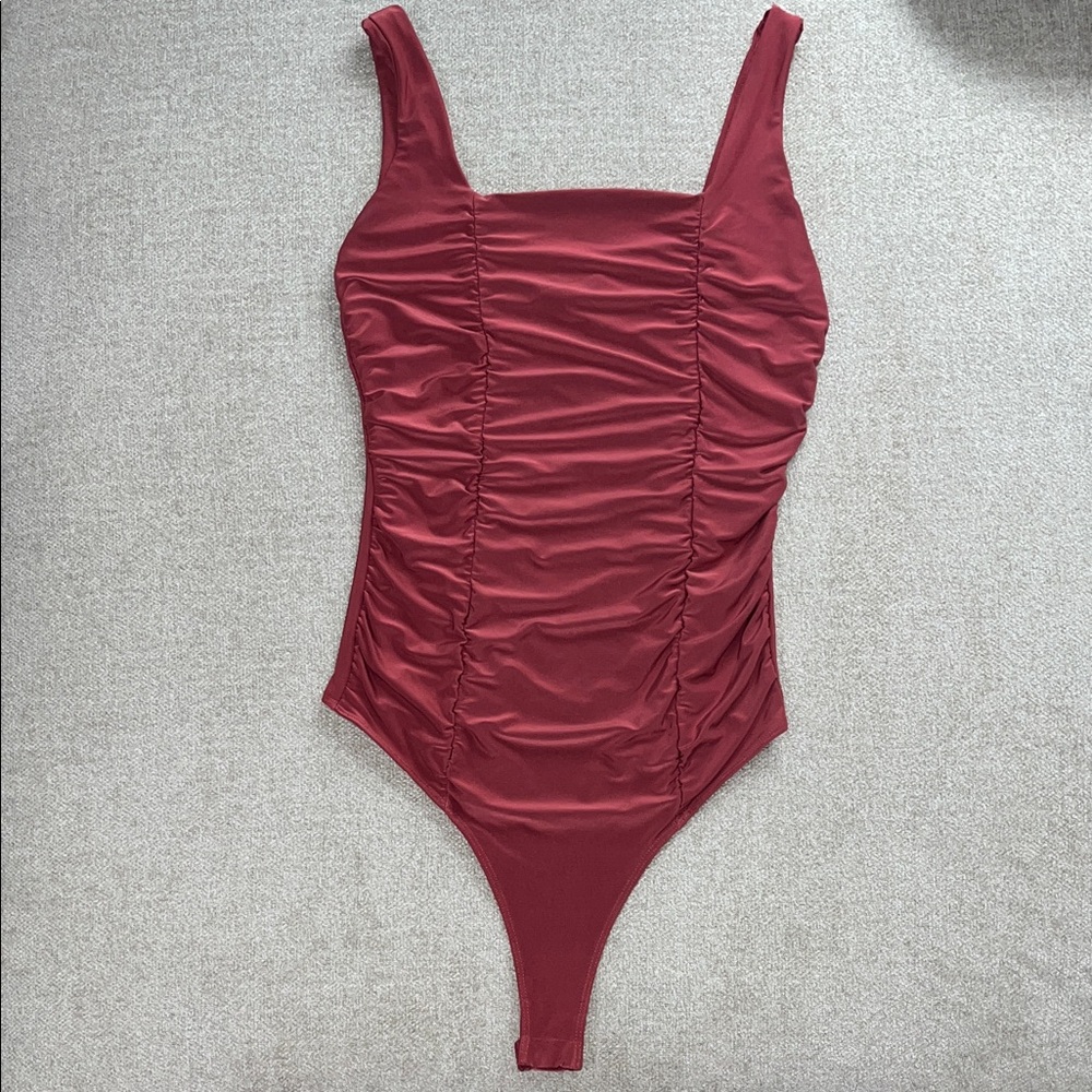 Liz & Sara Red Bodysuit